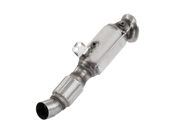 HJS Edelstahl Ø80mm Downpipe mit Kat BMW 3er 340i F30 F31 F34 (für Modelle mit OPF): 90822055#3