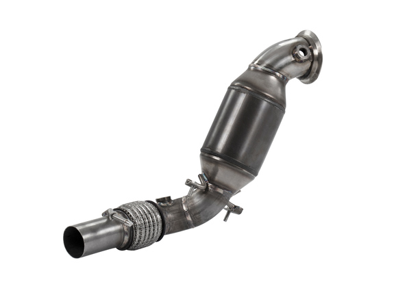 HJS Edelstahl Ø61mm Downpipe mit Kat BMW 3er F30 F31: 90812005#2