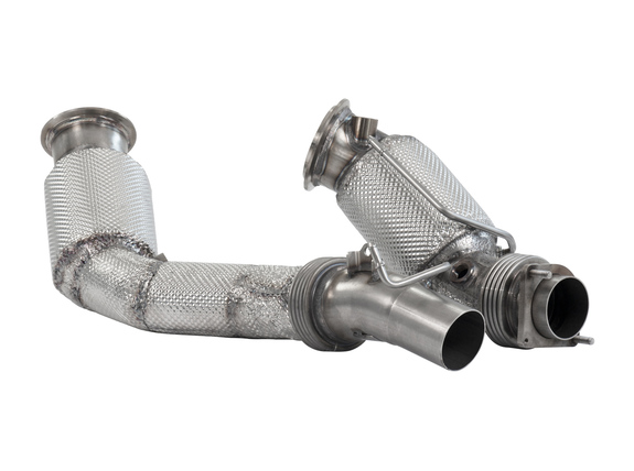HJS Edelstahl Ø80mm Downpipe mit Kat BMW M2 Competition u. CS F87 (Modelle mit OPF)