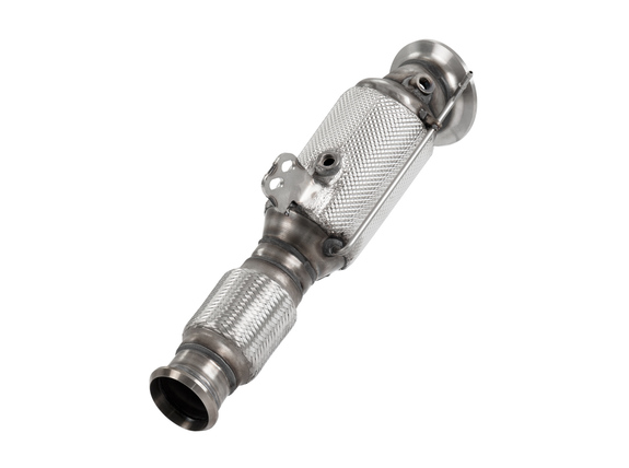 HJS Edelstahl Ø80mm Downpipe mit Kat BMW X4 G02 M40i xDrive