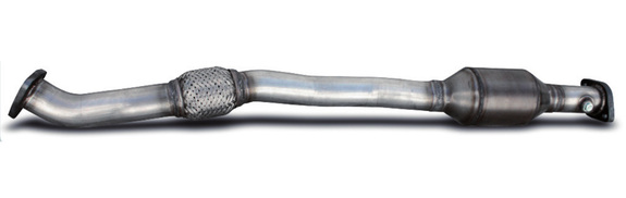 HJS Edelstahl Ø60mm Downpipe mit Kat Opel Astra G Turbo inkl. OPC