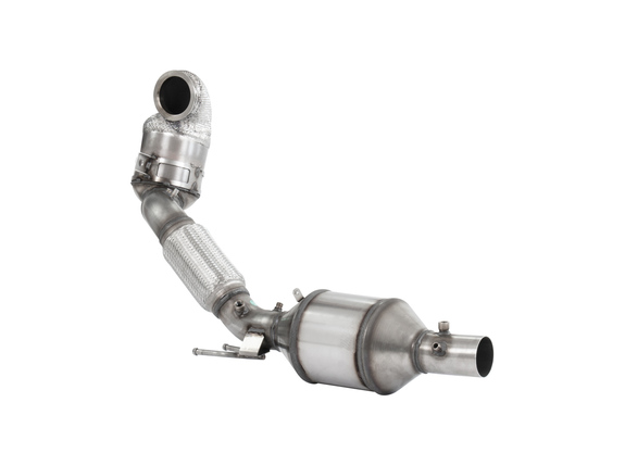 HJS Edelstahl Ø76mm Downpipe mit Kat und OPF Seat Leon 2.0l TSI 190PS OPF: 90821160#6