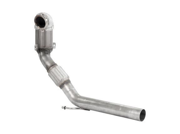 HJS Edelstahl Ø76mm Downpipe mit Kat Skoda Octavia RS und 1.8l Typ 5E: 90951115#3