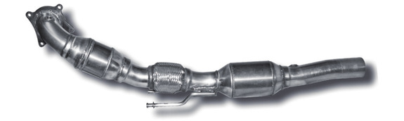 VW Eos HJS Downpipe mit Kat Ø70mm
