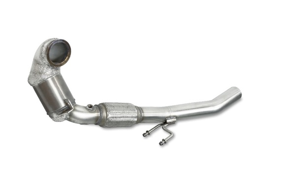 HJS Edelstahl Ø70mm Downpipe mit Kat VW Polo GTI Typ 6C 1.8l ab 2014