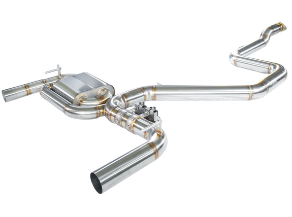 Hurricane V2 Edelstahl Duplex Sportauspuff-Komplettanlage ab OPF mit Klappensteuerung Ø89mm Hyundai I30N inkl. Performance Fastback Typ PD inkl. Endrohrsatz nach Wahl: HE-HYI3-4-19-V2ANL