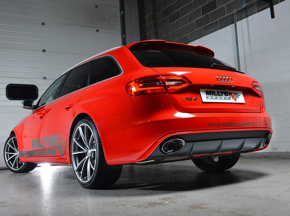 Milltek Edelstahl Duplex Racing-Komplettanlage ab Kat Audi RS4 B8: SSXAU337