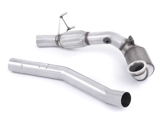 Milltek Edelstahl Downpipe mit 200-Zeller Sport-Kat Audi S1 inkl. Sportback Typ 8X: SSXAU495