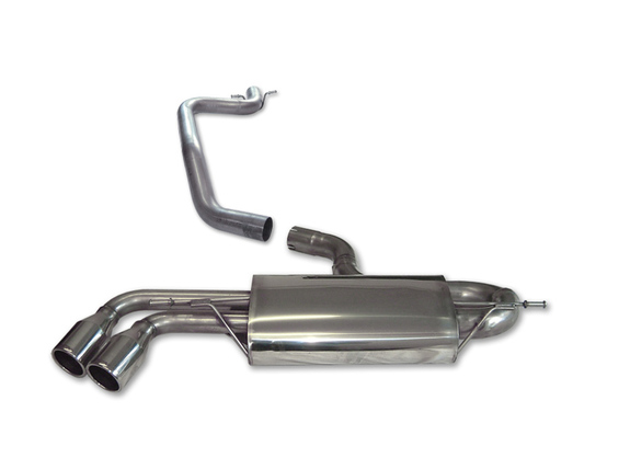 Milltek Edelstahl Sportauspuff-Komplettanlage ab Kat Audi TT 8J 2.0l TFSI Frontantrieb 2x90mm rund eingerollt abgeschrägt: SSXAU145