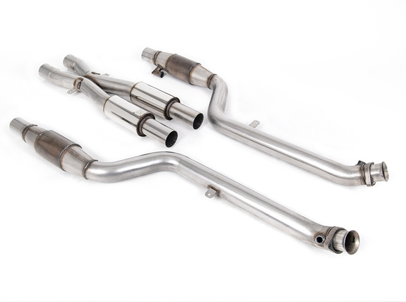 Milltek Edelstahl Ø70mm Downpipe mit Sport-Kats BMW E90 E92 E93 M3: SSXBM1038