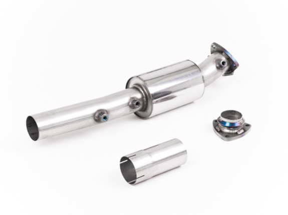 Milltek Edelstahl Ø70mm OPF-Ersatzrohr inkl. Vorschalldämpfer Ford Fiesta MK8 ST Typ JHH: SSXFD275#1
