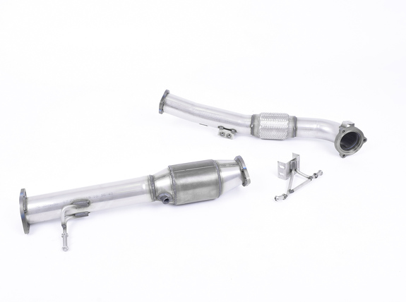 Milltek Edelstahl Downpipe mit Sport-Kat Ford Focus 2 RS: SSXFD067