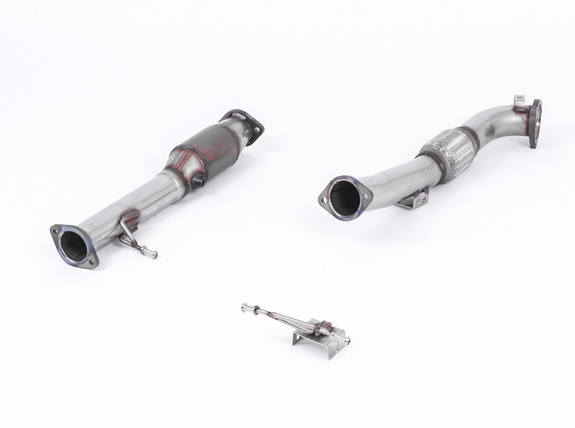 Milltek Edelstahl Ø76mm Downpipe mit 200-Zeller Sport-Kat Ford Focus 2 ST: SSXFD168