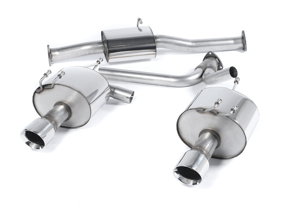 Milltek Edelstahl Duplex Sportauspuff-Komplettanlage ab Kat Honda S2000 je 100mm rund doppelwandig abgeschrägt: SSXHO210