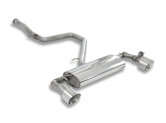 Milltek Edelstahl Duplex Sportauspuff-Komplettanlage ab OPF Hyundai i30 N Performance 280PS (ab Bj. 2021) je 139mm rund doppelwandig abgeschrägt