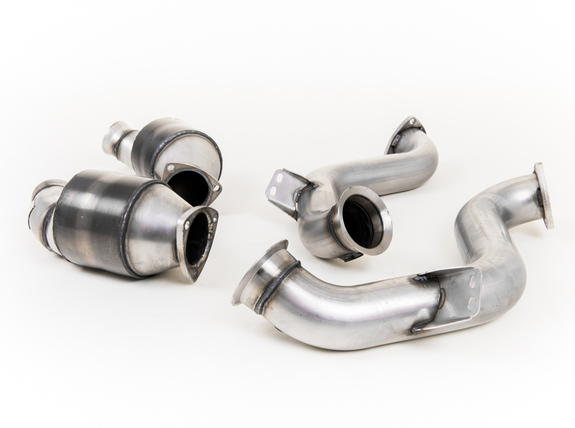 Milltek Edelstahl Ø76mm Downpipe mit Sport-Kats Mercedes C-Klasse C63AMG W205: SSXMZ118