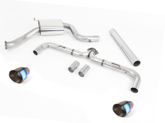 Milltek Edelstahl Ø76mm Duplex Racing-Komplettanlage ab OPF VW Golf 7 GTI Facelift 245 Performance + TCR je 100mm rund doppelwandig abgeschrägt Titan burned: SSXVW467 Milltek Edelstahl Ø76mm Duplex Racing-Komplettanlage ab OPF VW Golf 7 GTI Facelift 245 Performance + TCR je 100mm rund doppelwandig abgeschrägt Titan burned: SSXVW467
