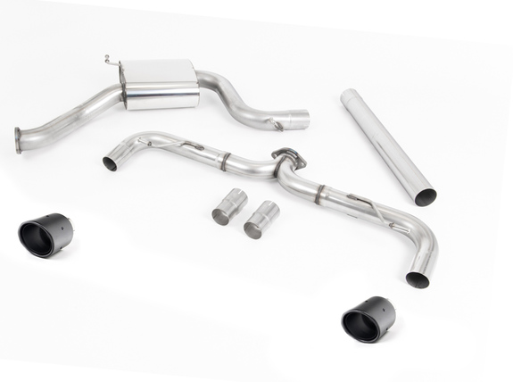 Milltek Edelstahl Ø76mm Duplex Racing-Komplettanlage ab OPF VW Golf 7 GTI Facelift 245 Performance + TCR je 100mm rund eingerollt abgeschrägt aus Carbon: SSXVW468 Milltek Edelstahl Ø76mm Duplex Racing-Komplettanlage ab OPF VW Golf 7 GTI Facelift 245 Performance + TCR je 100mm rund eingerollt abgeschrägt aus Carbon: SSXVW468