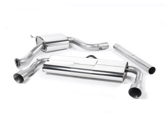 Milltek Edelstahl Duplex Sportauspuff-Komplettanlage ab Kat VW Golf 7 GTI VFL inkl. Performance + Clubsport je 100mm rund doppelwandig abgeschrägt Titan matt: SSXVW227 Milltek Edelstahl Duplex Sportauspuff-Komplettanlage ab Kat VW Golf 7 GTI VFL inkl. Performance + Clubsport je 100mm rund doppelwandig abgeschrägt Titan matt: SSXVW227