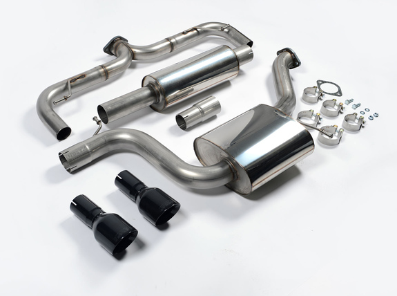 Milltek Edelstahl Duplex Racing-Komplettanlage ab Kat VW Golf 7 GTI VFL inkl. Performance + Clubsport je 100mm rund doppelwandig abgeschrägt in schwarz: SSXVW229 Milltek Edelstahl Duplex Racing-Komplettanlage ab Kat VW Golf 7 GTI VFL inkl. Performance + Clubsport je 100mm rund doppelwandig abgeschrägt in schwarz: SSXVW229
