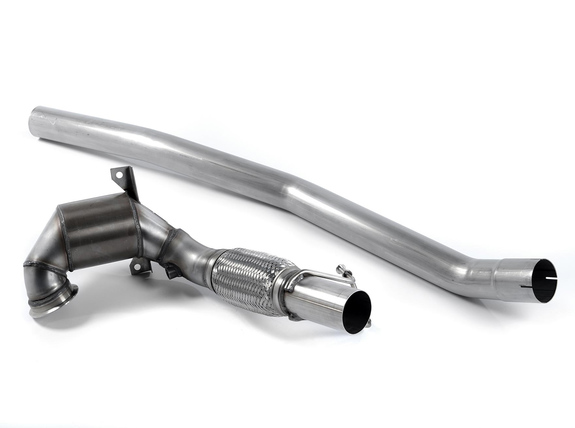 Milltek Edelstahl Downpipe mit 200-Zeller Sport-Kat VW Golf 7 GTI inkl. Performance + Clubsport