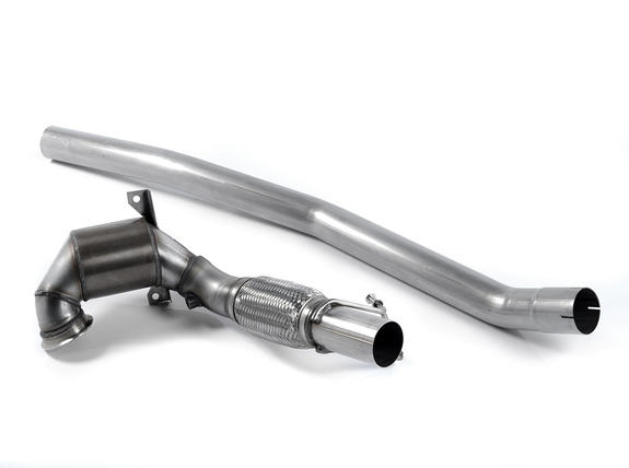 Milltek Edelstahl Downpipe mit 200-Zeller Sport-Kat VW Golf 7 Variant Alltrack 1.8l TSI: SSXAU423#3