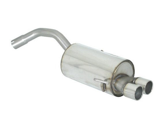 Ragazzon Edelstahl Racing-Komplettanlage ab Kat Alfa Romeo 147 Bj.00-10/04 2x70mm rund eingerollt: 58.0042.25ANLR1