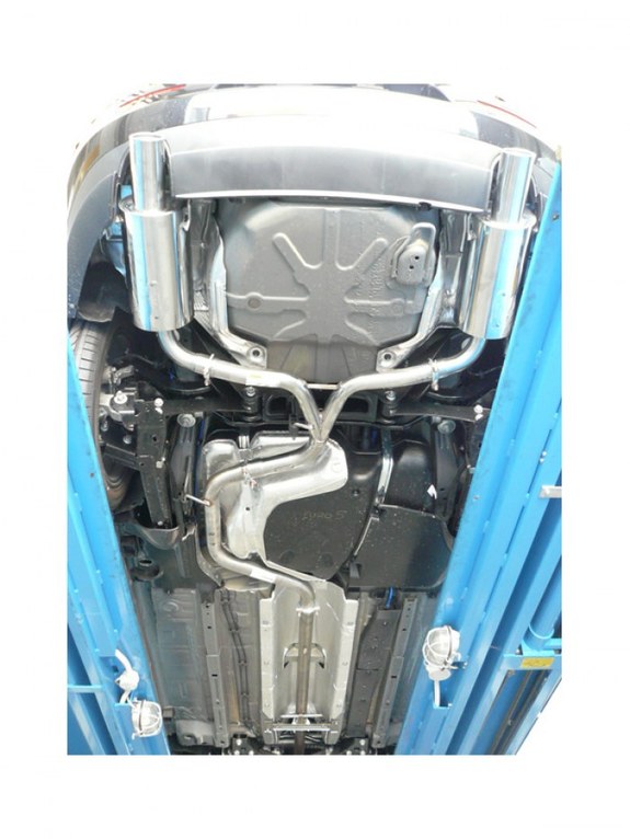 Ragazzon Edelstahl Duplex Komplettanlage ab Kat Alfa Romeo 159 1.8l TBi Limo u. Sportwagon je 102mm rund eingerollt: 50.0269.06ANL