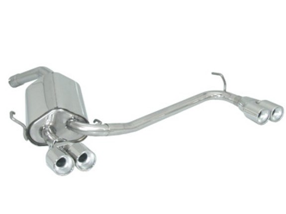 Ragazzon Edelstahl Duplex Sportauspuff Alfa Romeo GT 1.9l JTD je 2x80mm rund eingerollt versetzt: 50.0105.26#1