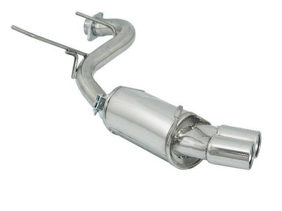Ragazzon Edelstahl Sportauspuff Alfa Romeo GTV Spider 916 1.8l 2.0l 2x70mm rund eingerollt