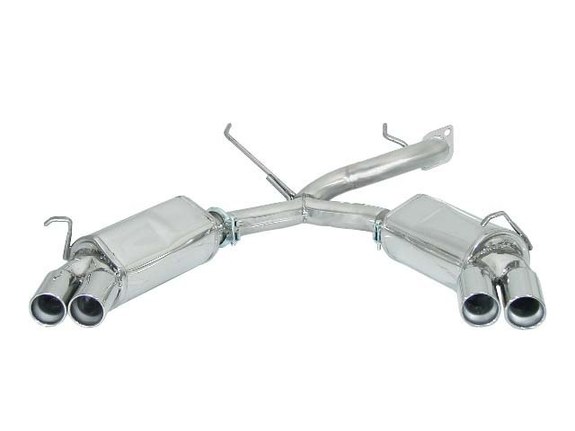 Ragazzon Edelstahl Duplex Sportauspuff Alfa Romeo GTV Spider 916 2.0l Turbo je 2x70mm rund eingerollt: 50.0007.25