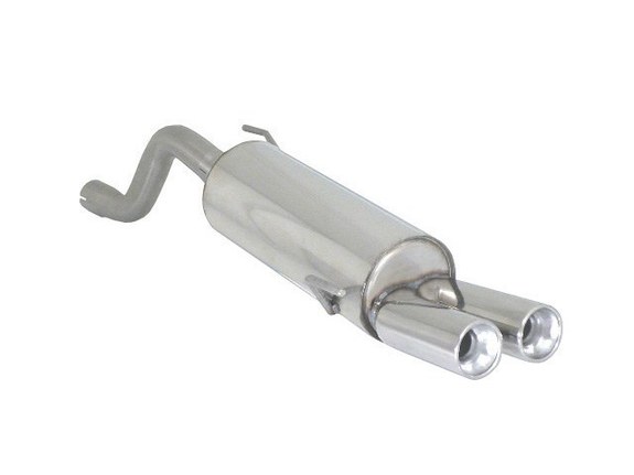 Ragazzon Edelstahl Sportauspuff Alfa Romeo MiTo 1.3 JTDM 66kW 2x80mm rund eingerollt versetzt: 50.0265.26#1