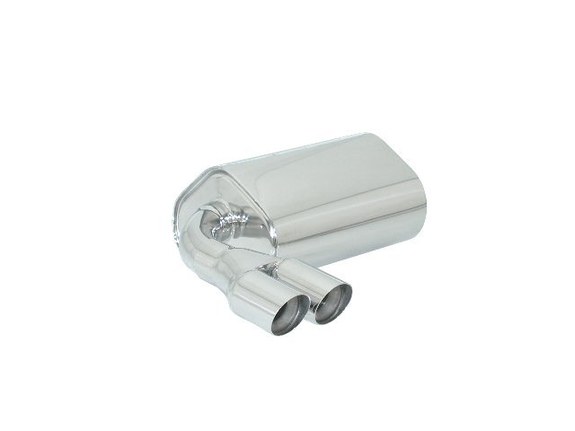 Ragazzon Edelstahl Sportauspuff Audi A3 Sportback 8P Quattro 2.0l TFSI 2x70mm rund doppelwandig abgeschrägt versetzt: 50.0378.56#2