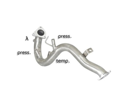 Ragazzon Edelstahl Kat- und Partikelfilter-Ersatzrohr (lange Variante) Audi A5 Quattro 8T Coupe 3.0TDI 176kW: 55.0308.00#1