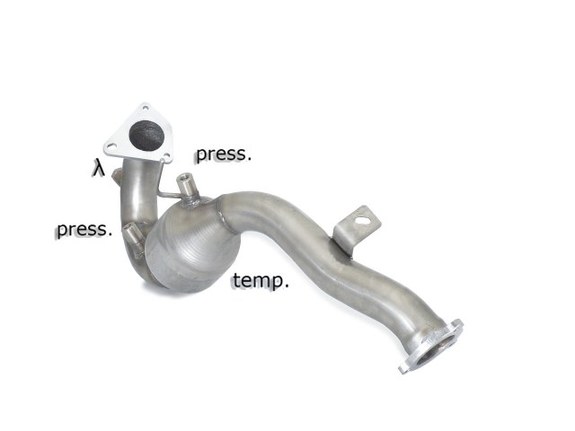 Ragazzon Edelstahl Sport-Kat inkl. Partikelfilter-Ersatzrohr (kurze Variante) Audi A5 Sportback Quattro Typ 8T Coupe 3.0TDI: 54.0241.01#2