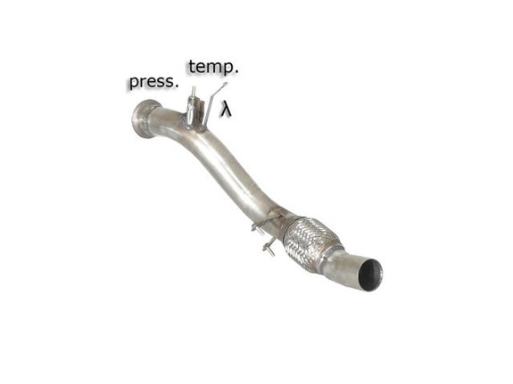 Ragazzon Edelstahl Kat- und Partikelfilter-Ersatzrohr BMW 1er E81 E87 123d: 55.0313.00#1