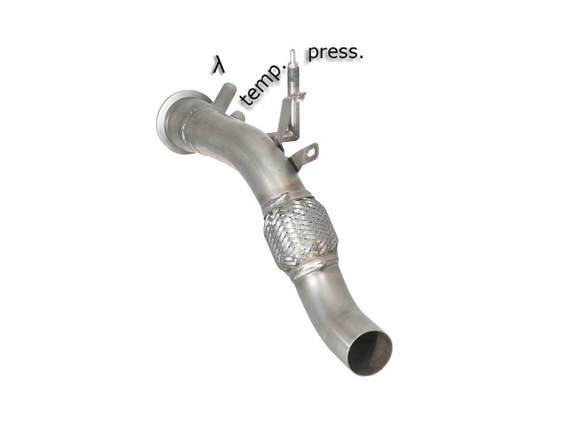 Ragazzon Edelstahl Kat- und Partikelfilter-Ersatzrohr BMW 3er E90 Limo E91 Touring, E92 Coupe u. E93 Cabrio 330d 180kW