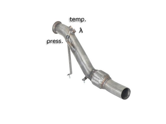 Ragazzon Edelstahl Kat-Ersatzrohr BMW 5er E60 E61 Limo Touring 535d: 55.0365.00
