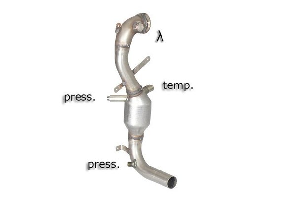 Ragazzon Edelstahl Partikelfilter-Ersatzrohr und Sport-Kat Fiat Panda 3 4x4 Typ 319 1.3l MJET (Euro 5 Modelle): 54.0090.01#4