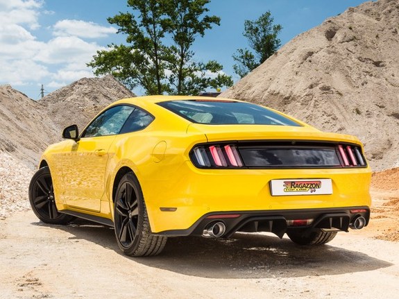 Ragazzon Edelstahl Duplex Komplettanlage ab Kat mit Klappensteuerung Ford Mustang 6 Coupe 2.3l EcoBoost je 102mm rund eingerollt abgeschrägt: 50.0565.61ANL