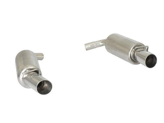 Ragazzon Edelstahl Duplex Sportauspuff Mini Cooper S R55 Clubman je 90mm rund eingerollt abgeschrägt: 10.0386.60#2