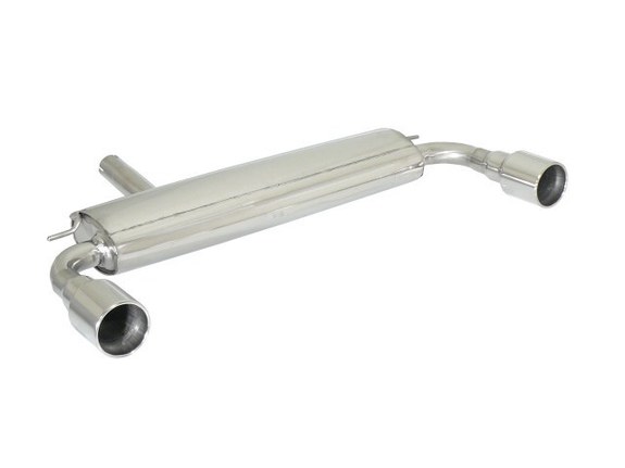 Ragazzon Edelstahl Duplex Sportauspuff Mini Cooper S Countryman R60 ALL4 je 102mm rund eingerollt: 50.0381.06#2