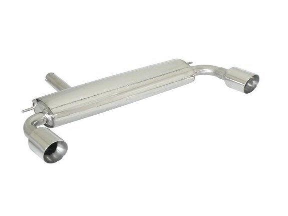Ragazzon Edelstahl Duplex Sportauspuff Mini Cooper S Countryman R60 je 102mm rund eingerollt abgeschrägt: 50.0381.61#1
