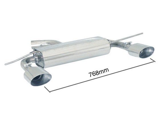 Ragazzon Edelstahl Duplex Komplettanlage ab Kat Seat Leon 1P FR u. Cupra je 135x90mm oval abgeschrägt: 50.0189.12ANL