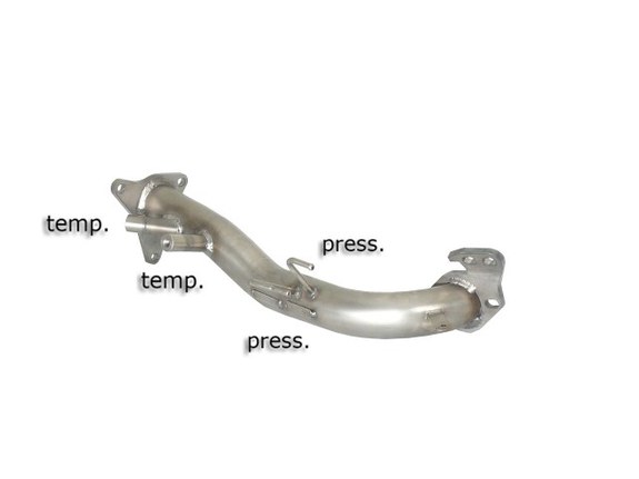 Ragazzon Edelstahl Kat- und Partikelfilter-Ersatzrohr Subaru Forester SH 3 ab 2008: 55.0214.00#1