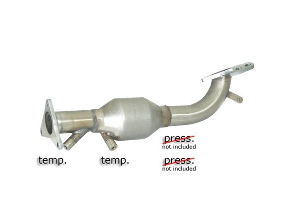 Ragazzon Edelstahl Sport-Kat inkl. Partikelfilter-Ersatzrohr Subaru Forester SH 3 ab 2008: 54.0091.01#1