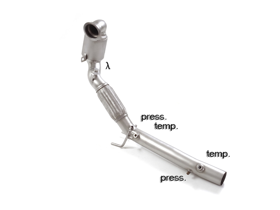 Ragazzon Edelstahl Ø76mm Downpipe mit 200-Zeller Sport-Kat inkl. OPF-Ersatz VW Golf 7 GTI Performance Facelift inkl. TCR (Mod. mit OPF): 54.0426.00 Ragazzon Edelstahl Ø76mm Downpipe mit 200-Zeller Sport-Kat inkl. OPF-Ersatz VW Golf 7 GTI Performance Facelift inkl. TCR (Mod. mit OPF): 54.0426.00