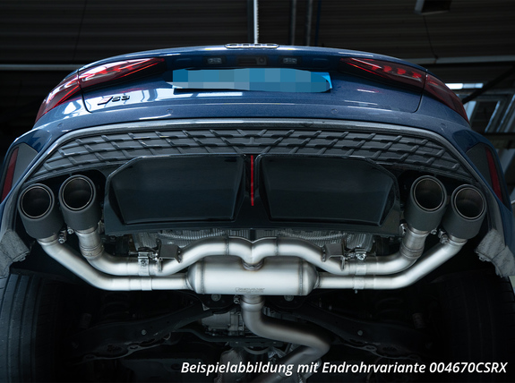 Remus Edelstahl Duplex Race-Komplettanlage ab OPF Audi S3 Facelift Sportback 8Y inkl. Endrohrsatz nach Wahl