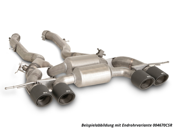 Remus Edelstahl Duplex RACE Sportauspuff BMW M4 G82 inkl. Competition inkl. Endrohrsatz nach Wahl: 0810211510ESD2