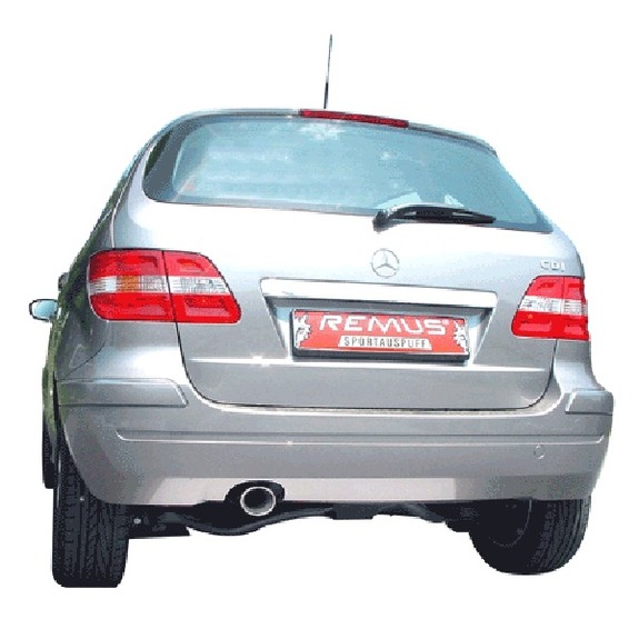 Remus Edelstahl Endrohrbogen Mercedes B-Klasse (W245) B200 CDI 97x80mm oval eingerollt: 5061050607#2